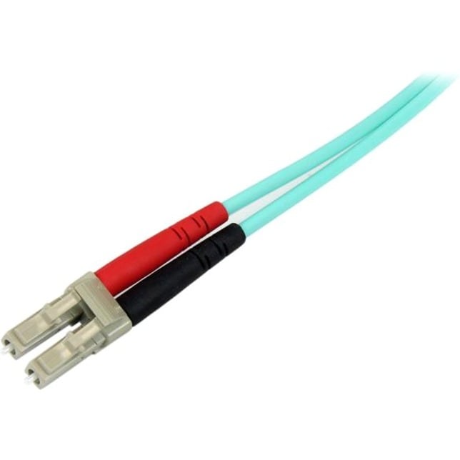 2m Aqua MM 50/125 OM4 Fiber Optic Cable