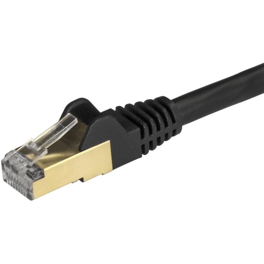 1m Black Cat6a Ethernet Cable - STP