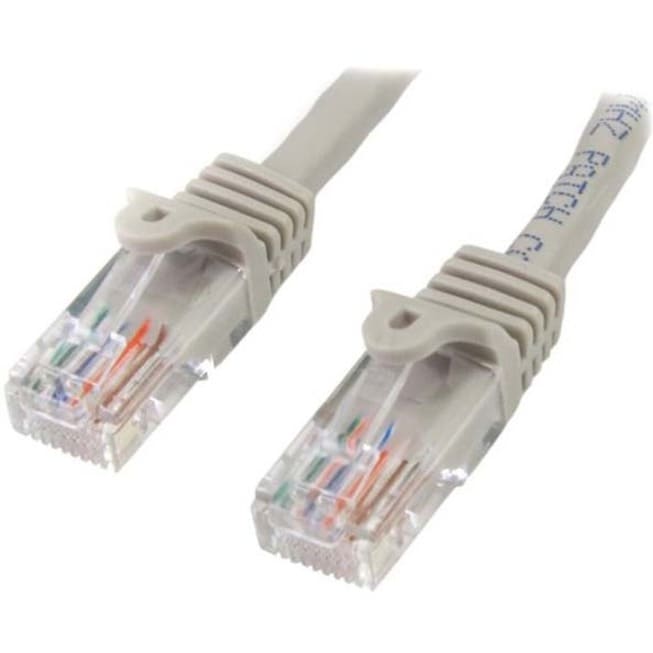 7m Gray Snagless Cat5e Patch Cable