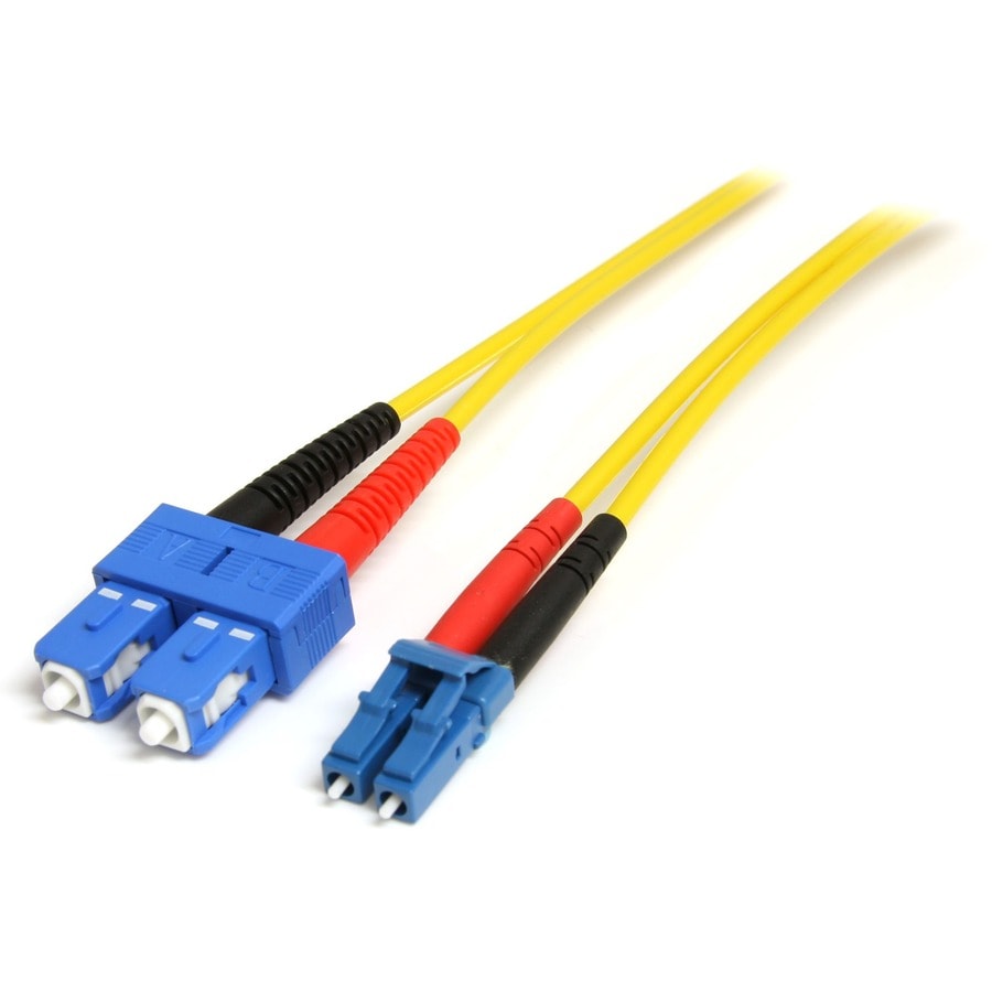 10m SM Duplex Fiber Patch Cable LC to SC