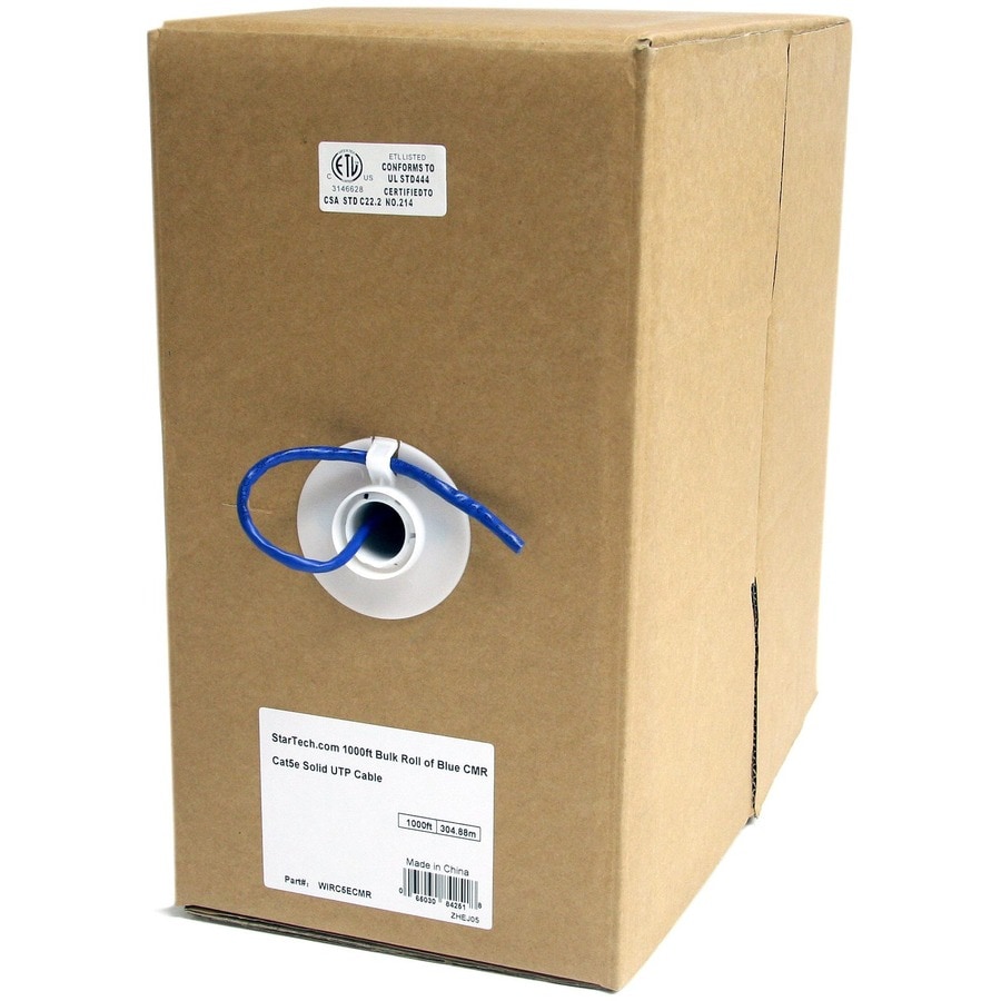 1000ft Bulk Roll - CMR Cat5e Solid Cable