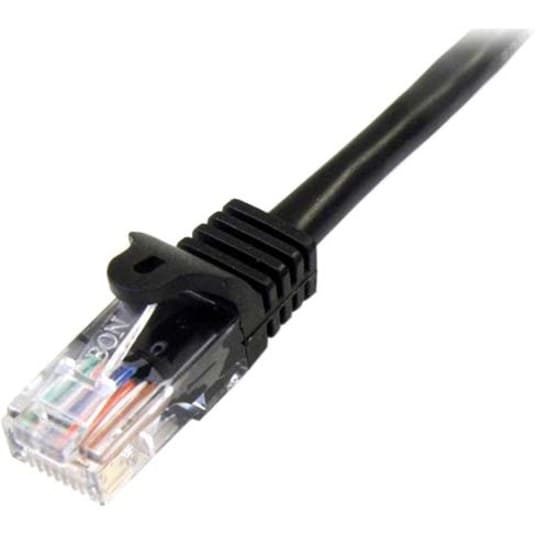 7m Black Snagless Cat5e Patch Cable