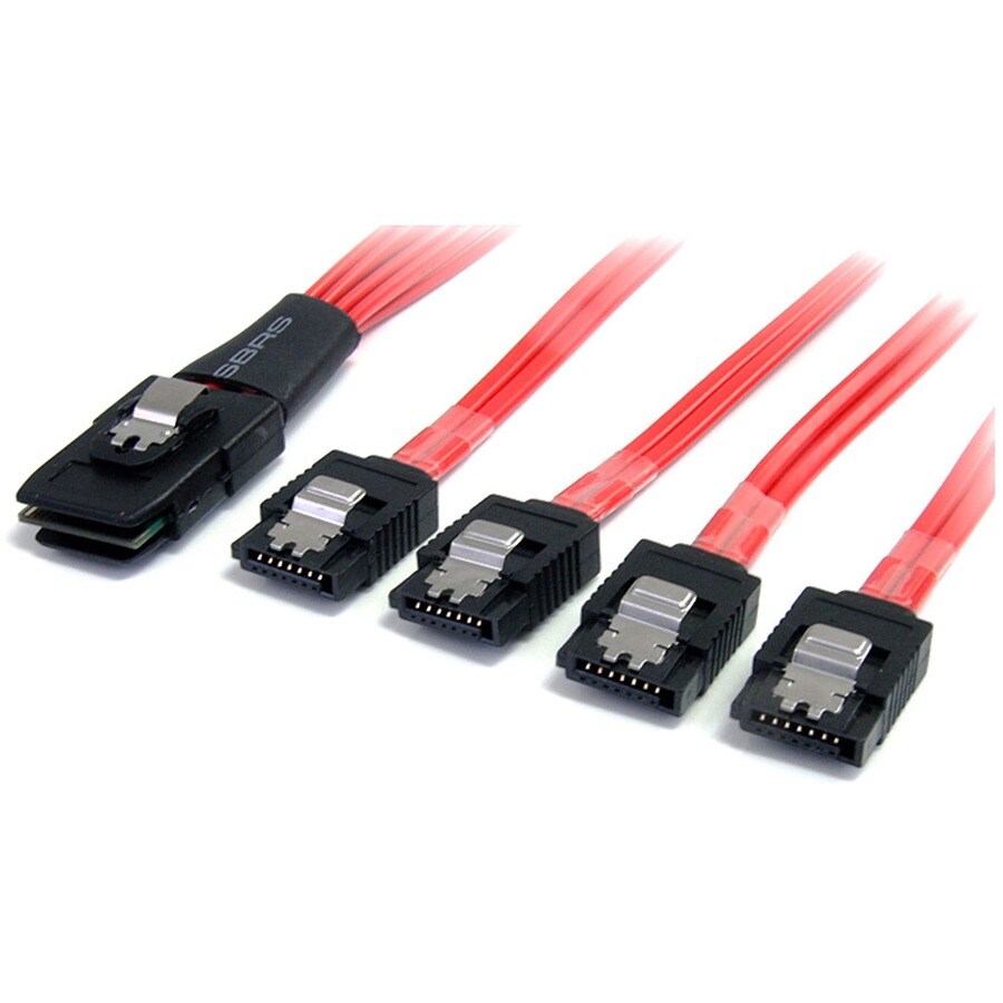 SAS Cable SFF-8087 to 4x Latching SATA