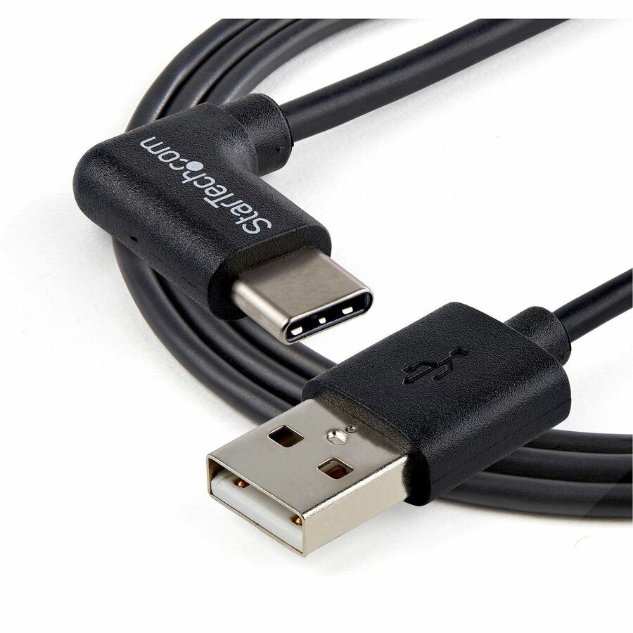 1m USB to USB C Cable Right Angle USB 2