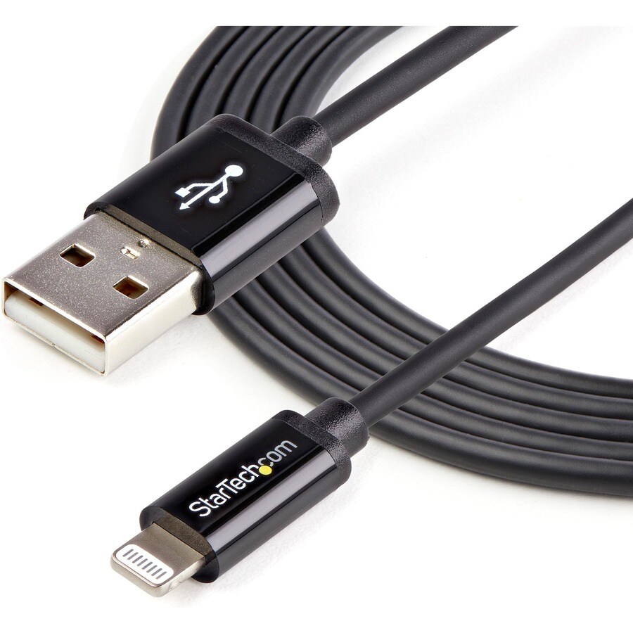 2m Black 8-pin Lightning to USB Cable