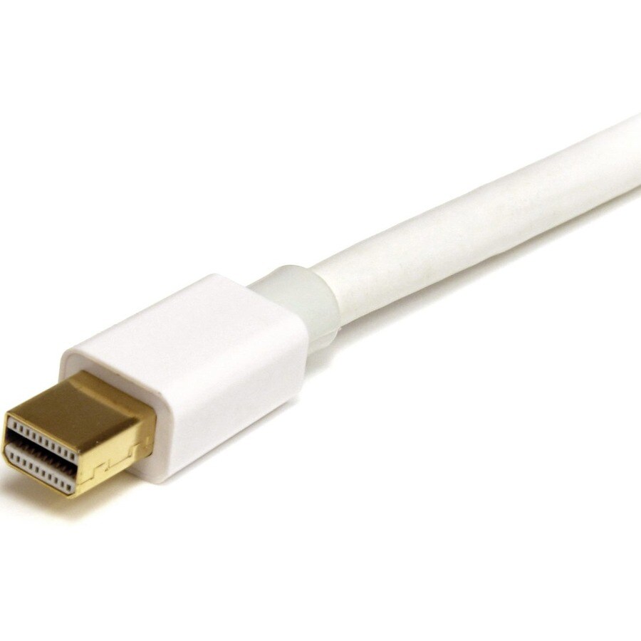 1m 3 ft White Mini DisplayPort Cable M/M