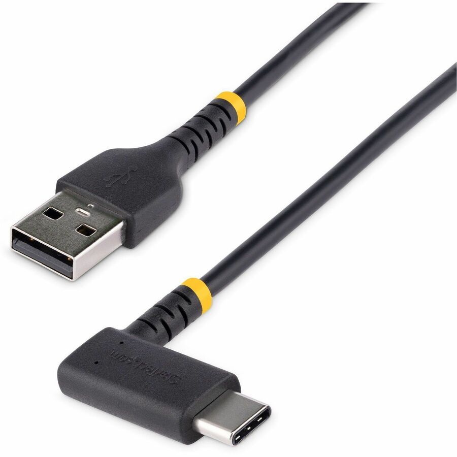 6ft USB A to C Charging Cable Angled