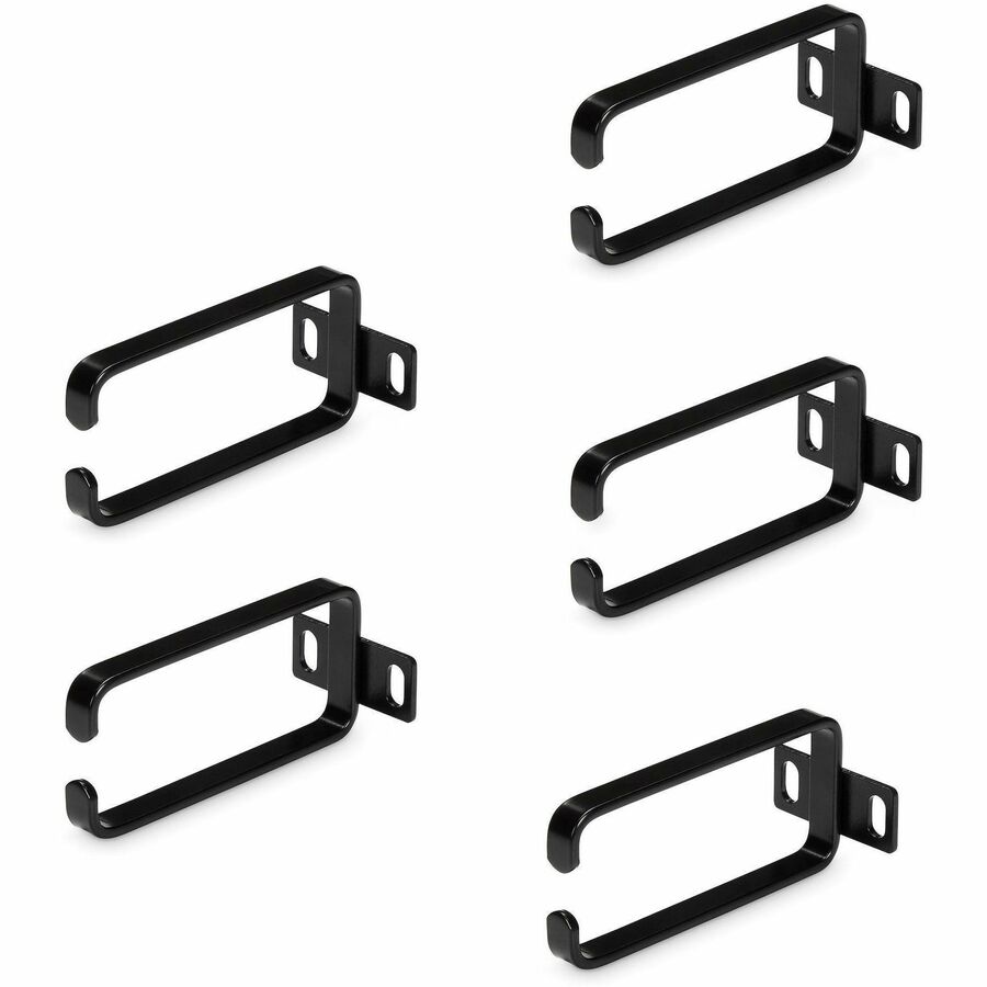 5-Pack 1U Cable Management D-Ring Hooks