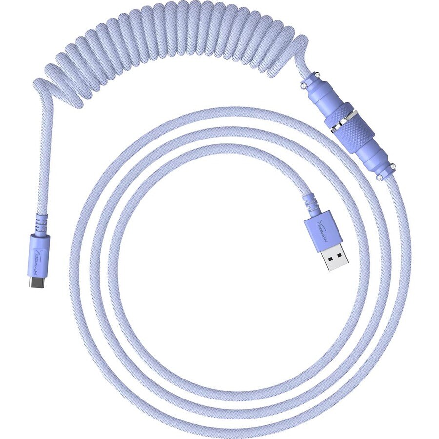 HYPERX USB-C COILED CABLE LIGHT PURPLE