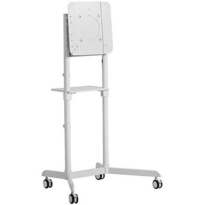 MOBILE CART WITH DISPLAY ROTATION-WHITE