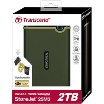 2TB 2.5IN PORTABLE HDD STOREJET M3 IRON