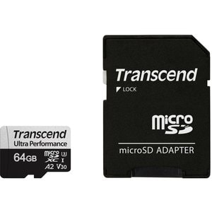 64GB MICROSD W/ ADAPTER UP TO 160MB/S
