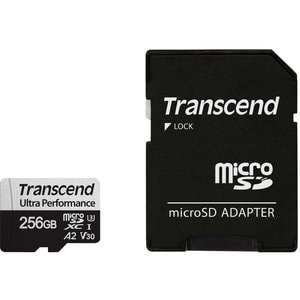 256GB MICROSD W/ ADAPTER UP TO 160MB/S