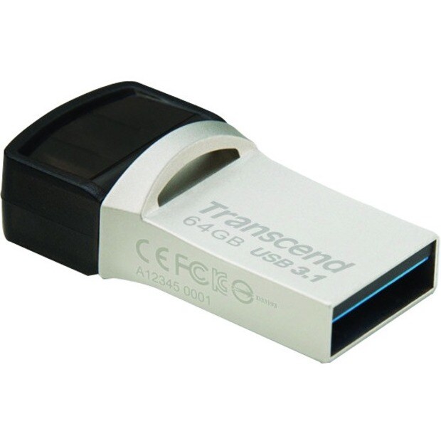 64GB JETFLASH 890 SILVER PLATING