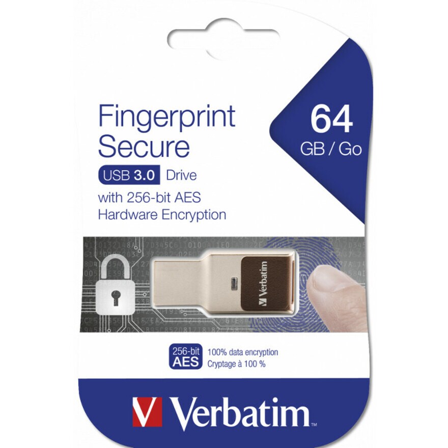 VERBATIM FINGERPRINT SECURE USB 3.0 64GB