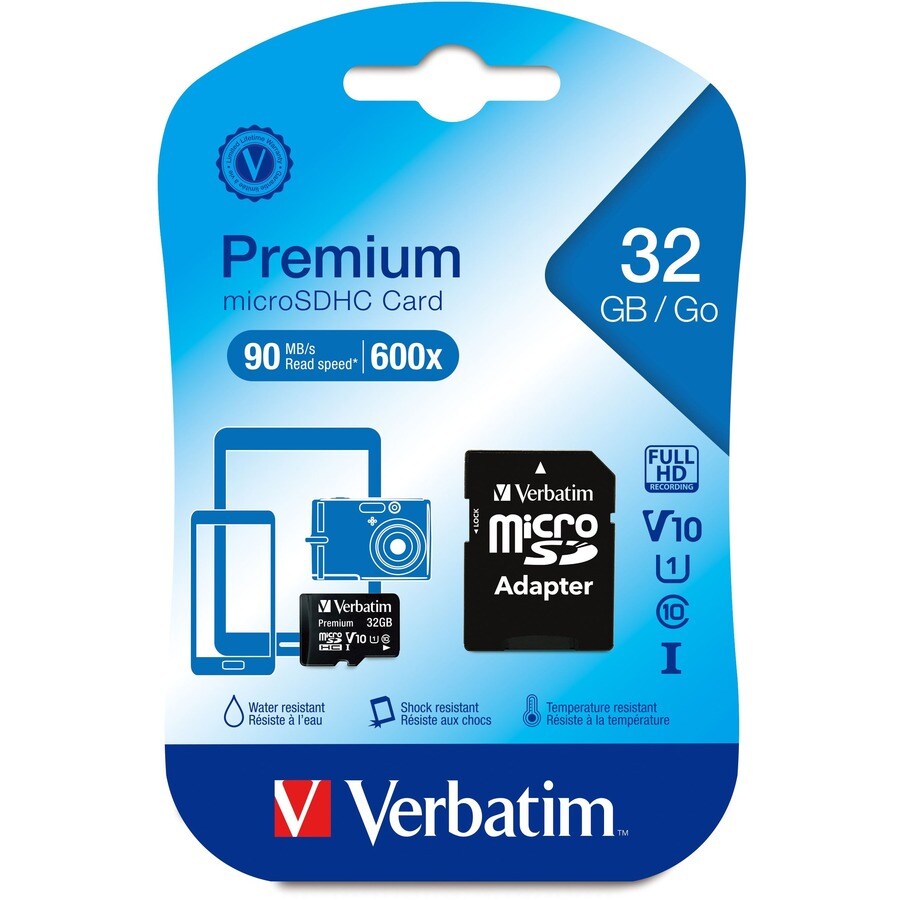 Verbatim Micro SDHC 32GB (Class 10) with