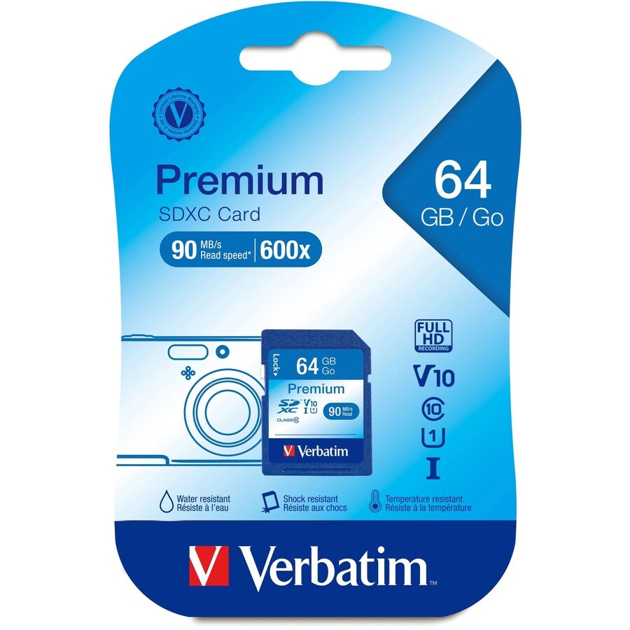 Verbatim SDXC 64GB (Class 10 UHS 1)