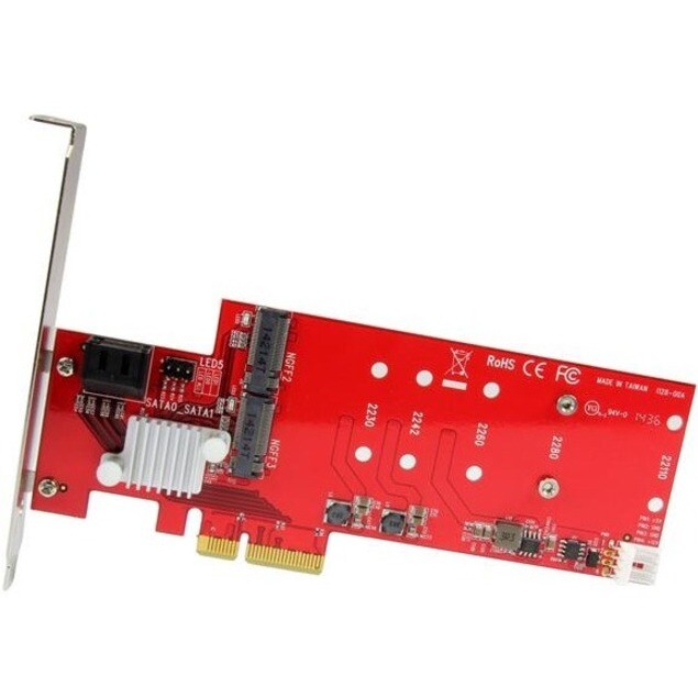 M.2 RAID CONTROLLER CARD + 2X SATA PORTS