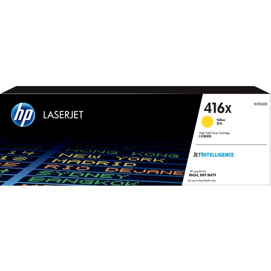 416X YELLOW LASERJET TONER CARTRIDGE