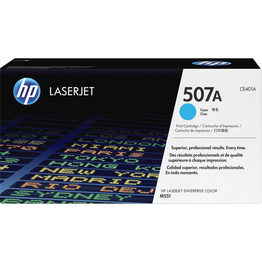 507A CYAN LJ TONER CART CE401A