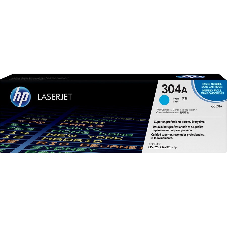 304A CYAN LJ TONER CART CC531A