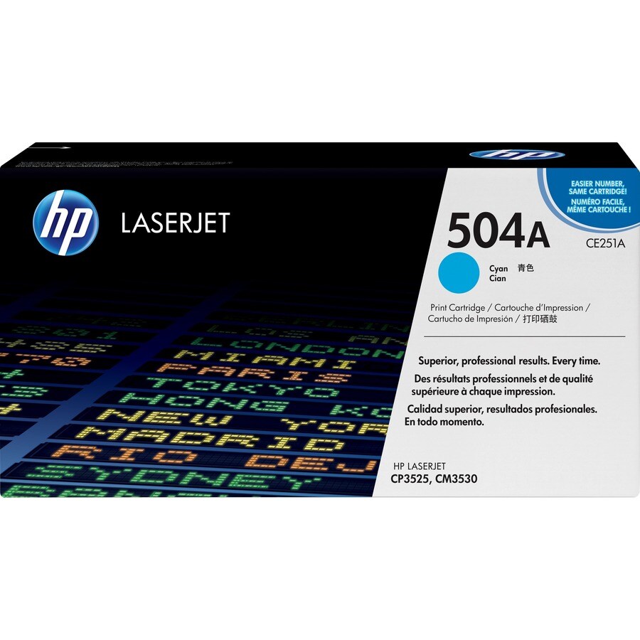 504A CYAN LJ TONER CART CE251A.