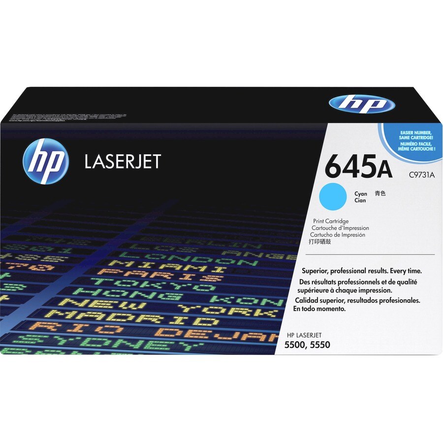 645A CYAN LJ TONER CART C9731A