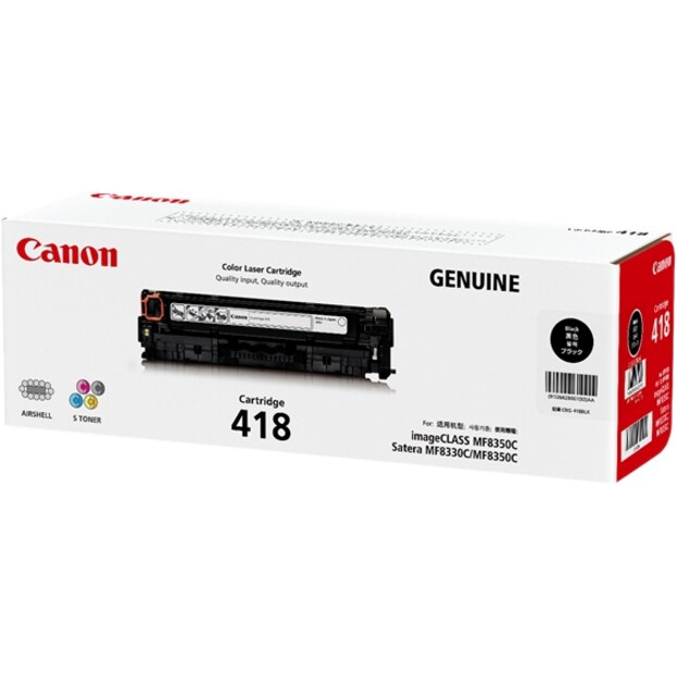 CART418BK BLACK TONER CART MF8350CDN