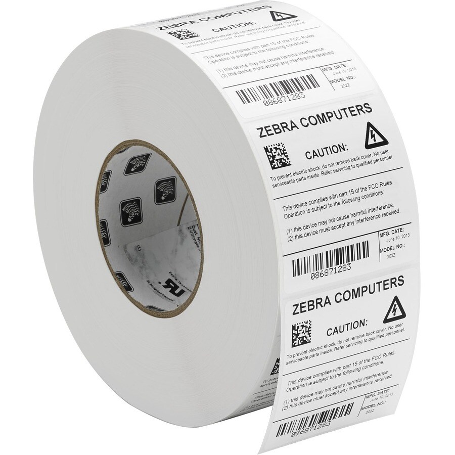 Label Polyester 4x2in (101.6x50.8mm);