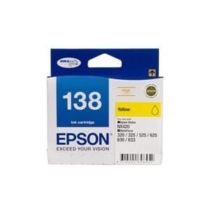 138 High Capacity Yellow ink cart