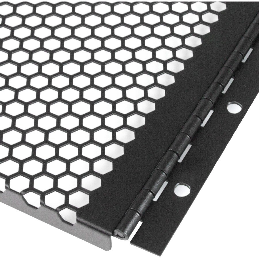 6U Vented Blank Panel with Hinge