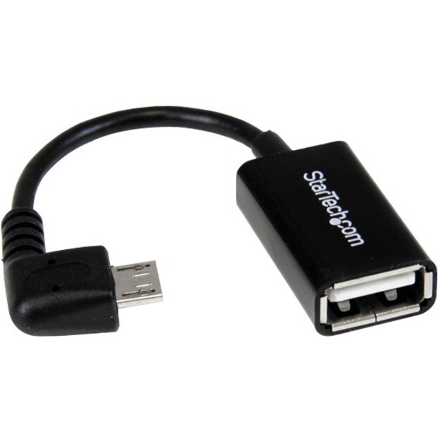 5in Right Angle Micro USB OTG Adapter