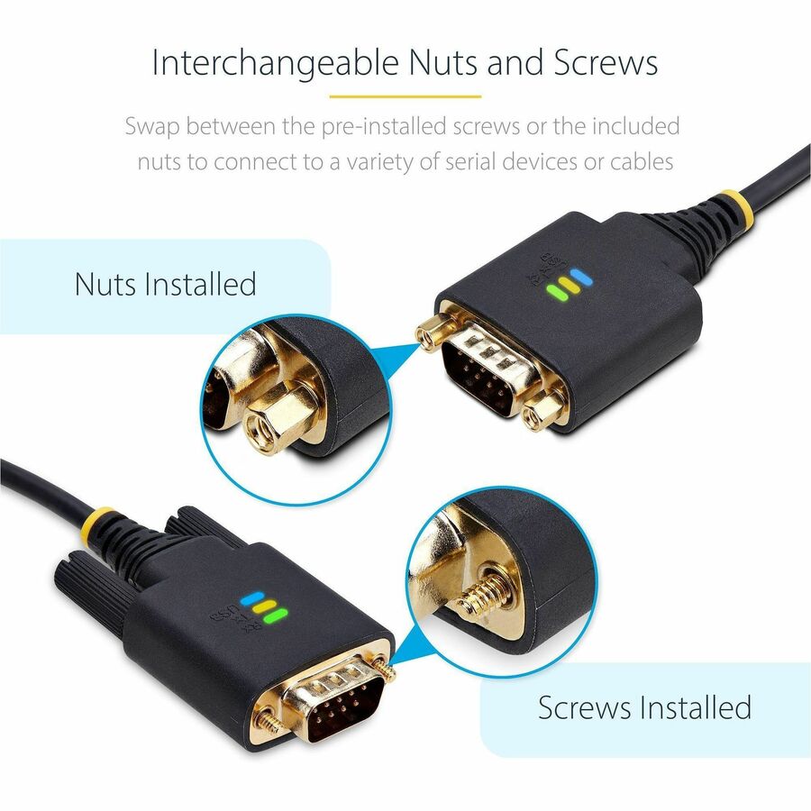 10ft/3m USB to RS232 Serial Adapter