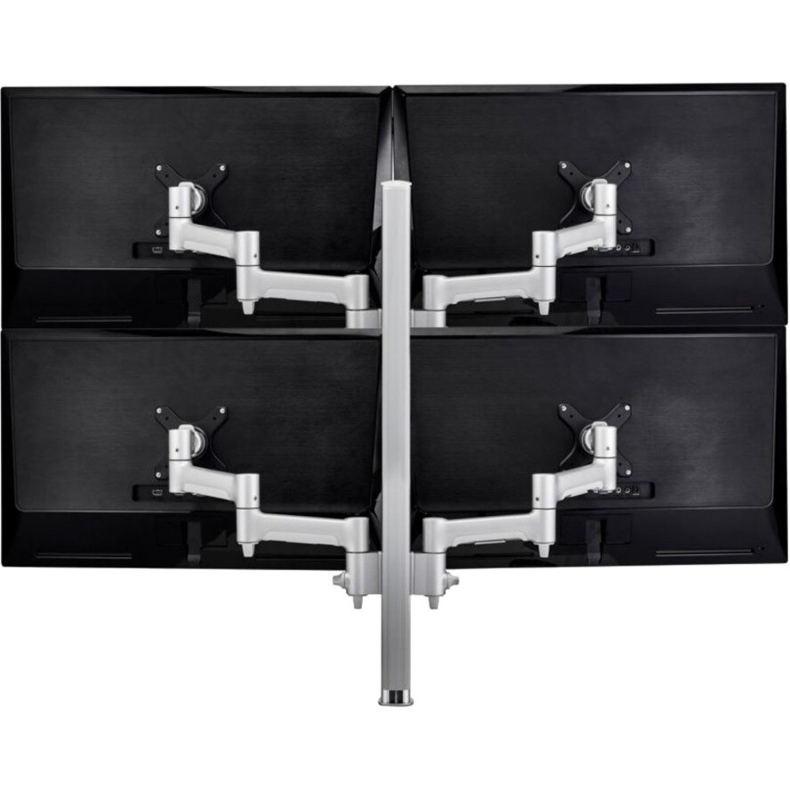ATDEC QUAD DESK MOUNT SILVER