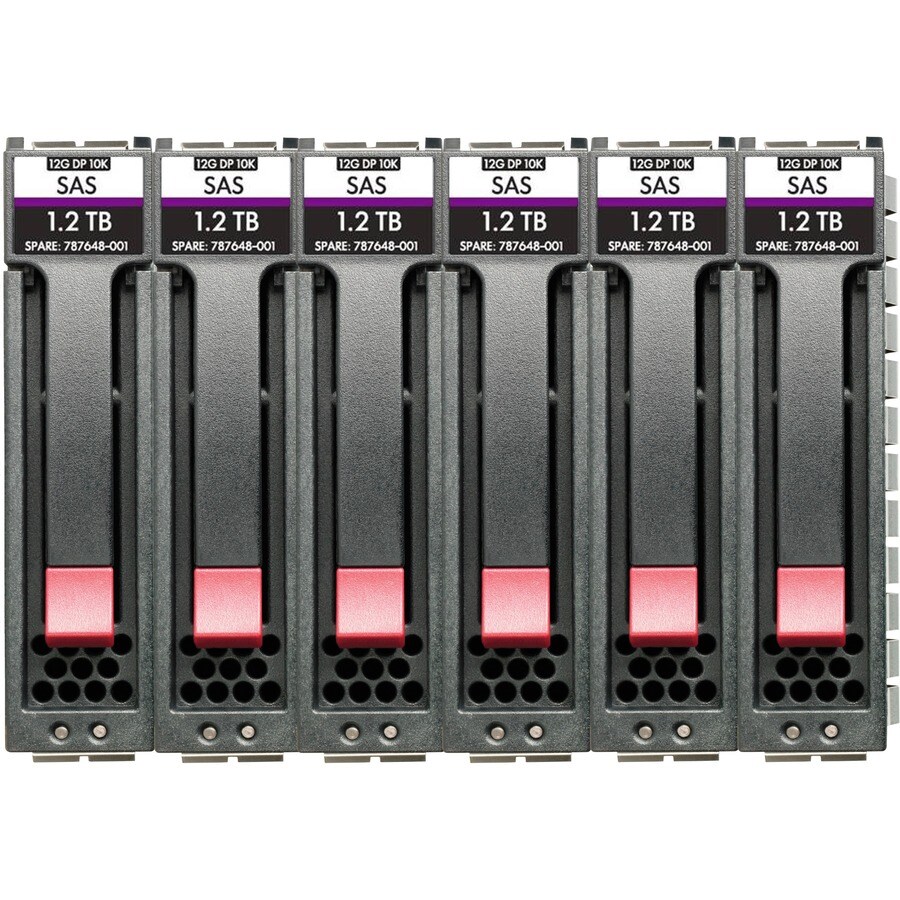 HPE MSA 5.4TB SAS 15K SFF 6pk HDD Bdl