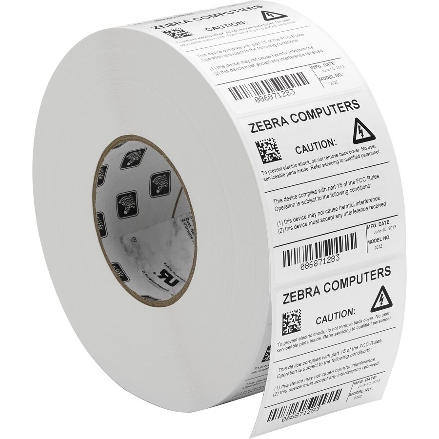 ZEBRA Z-ULTIMATE 3000T WHITE 76MM X25MM