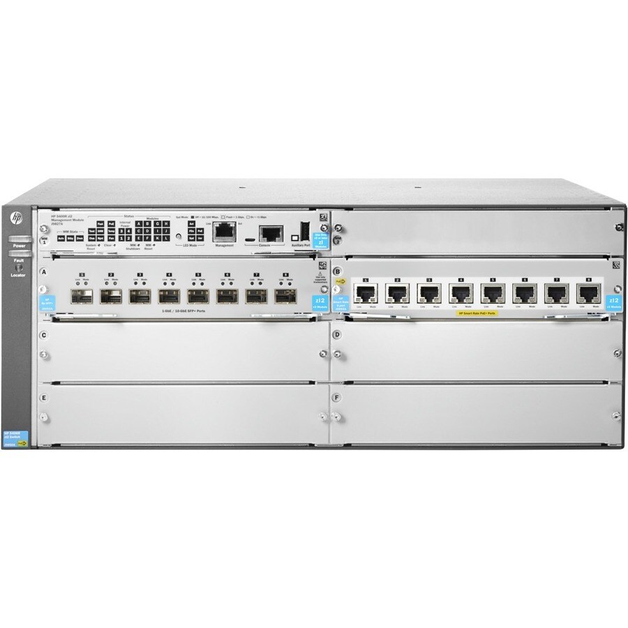 HP 5406R 8XGT POE+ / 8SFP+ V3 ZL2 SWCH