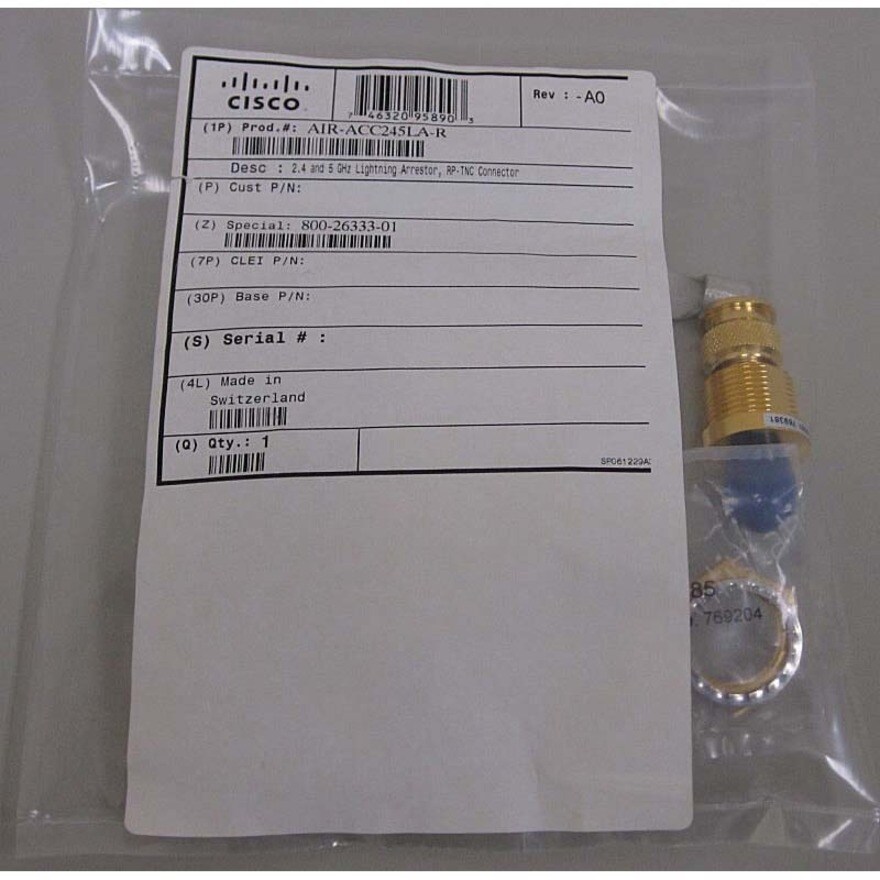 2.4 AND 5 GHZ LIGHTNING ARRESTOR RP-TNC
