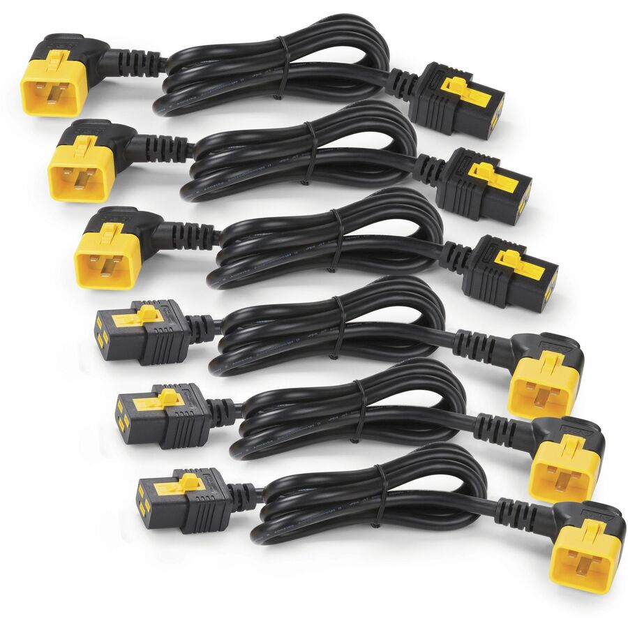 POWER CORD KIT 6 LOCK C19 90 DEGREE 1.2M